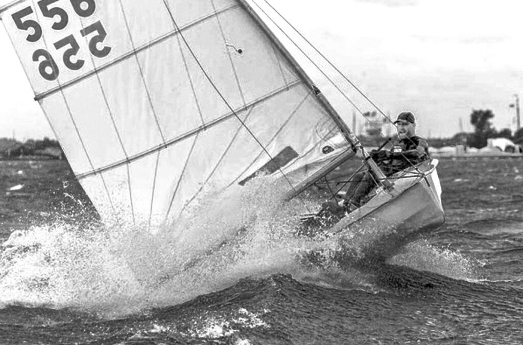 Wedstrijdzeilen in mijn Solo